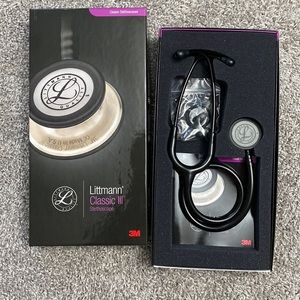 Littmann Classic III Stethoscope Black on Black unused